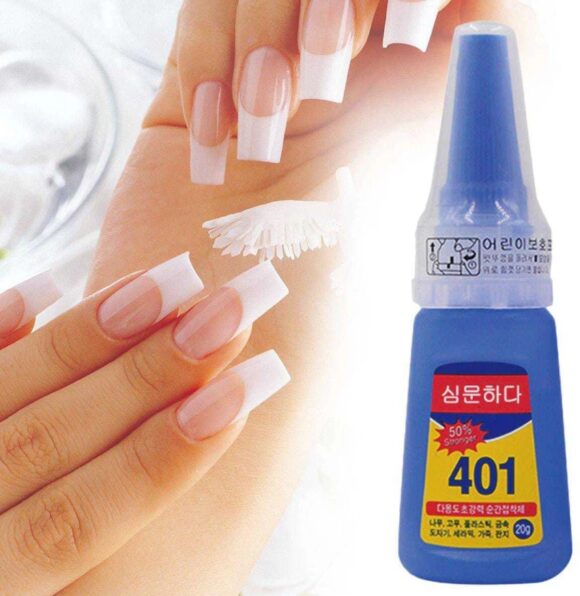 401 Strong Nail Glue Quick & Durable Adhesive for Nail Extensions