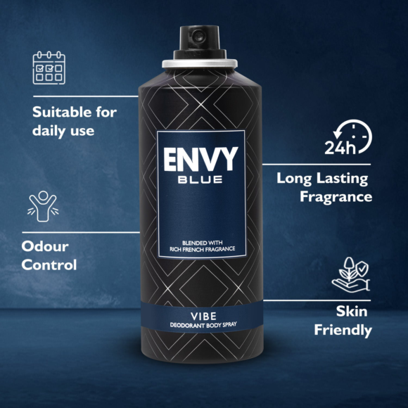 ENVY Blue Vibe Deo -165ml - Image 2