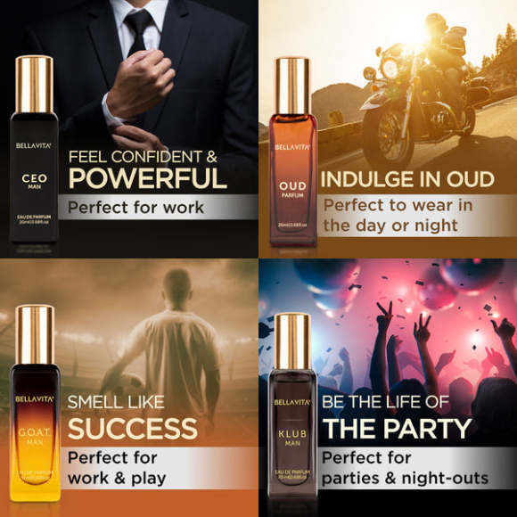 Luxury Perfume Gift Set For Men - 4 x 20ml - Image 2