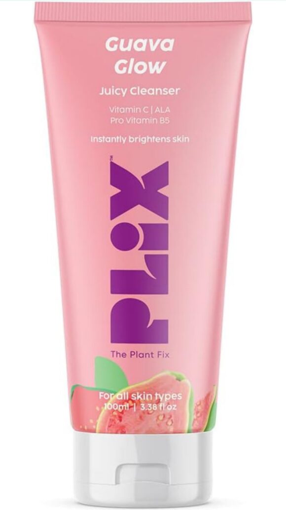 Plix Guava Glow Juicy Cleanser For Skin Brightening With Vitamin C