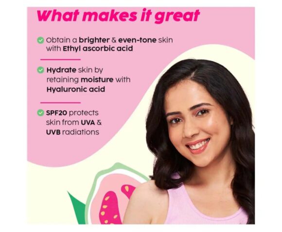 Guava Glow Smoothie Moisturizer For Brighter Skin With Vitamin C - Image 3