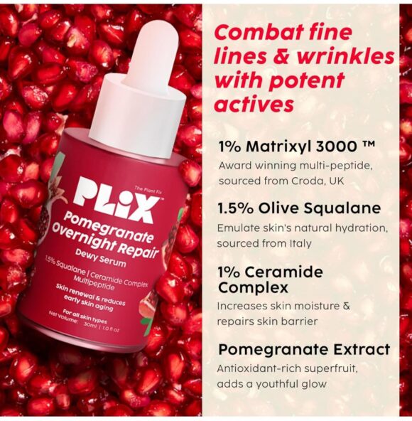Pomegranate Overnight Repair Dewy Serum for Youthful Skin - Image 3