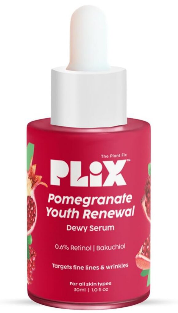 Pomegranate Youth Renewal Dewy Serum With Retinol For Anti Ageing