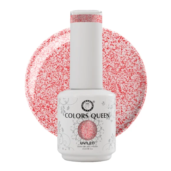 UV LED Soak Off Gel Finish - Glitter Nail Colors | 15 ML
