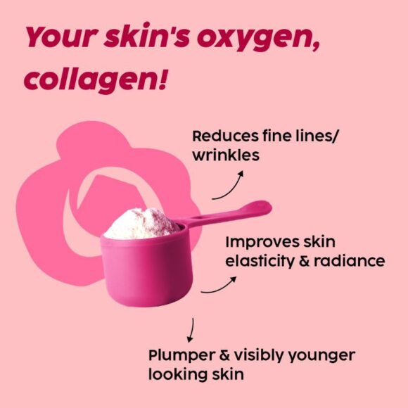 Plix Plant-Based Collagen Builder, Advanced Anti-Ageing Formula - Rose (Pack of1 ) - Image 2