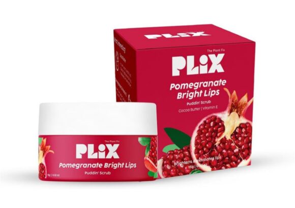 PLIX - THE PLANT FIX Pomegranate Bright Lips Scrub | For Dry & Chapped Lips 