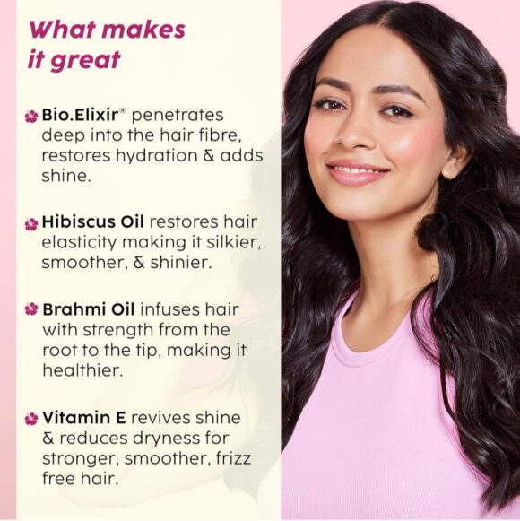 PLIX - THE PLANT FIX Hibiscus Bond Repair Advanced Hair Oil for Damaged Hair - 100ml | Repairs Damaged Hair Due To Heat Styling | Restores Strength & Reduces Breakage - Image 3