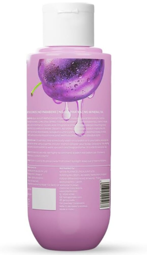 PLIX - THE PLANT FIX Jamun 2% Salicylic Acid Body Wash For Body Acne | Paraben & Silicones Free | Deeply Exfoliating Dead Skin Cells, Prevents Back Acne & Moisturizes Skin |  - Image 2