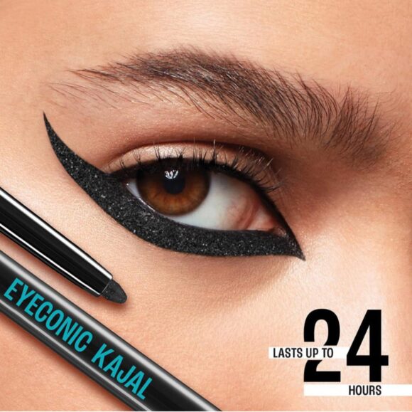 LAKMÉ Eyeconic - Sparkling Black 0.35G, Cream, Shimmering - Image 2
